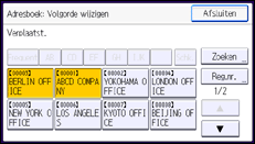 Schermafbeelding bedieningspaneel