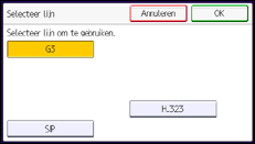 Schermafbeelding bedieningspaneel