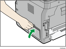 Afbeelding van rechterkant apparaat