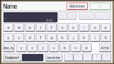 Schermafbeelding bedieningspaneel