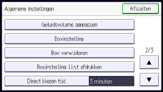 Schermafbeelding bedieningspaneel