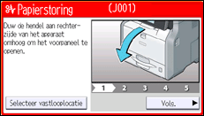 Schermafbeelding bedieningspaneel