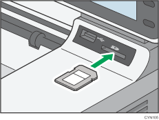 Media slot illustration