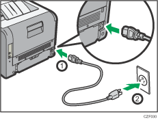 Power cord illustration