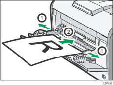 Bypass tray illustration