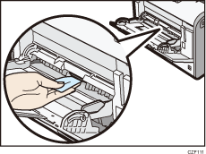 Paper feed roller illustration