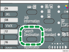 Search Destination key illustration