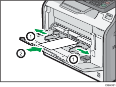 Bypass tray illustration