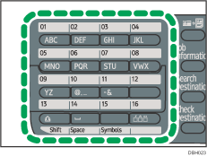 Quick Dial key illustration