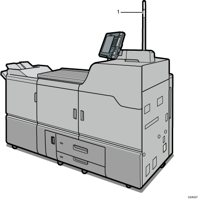 Main unit illustration numbered callout illustration