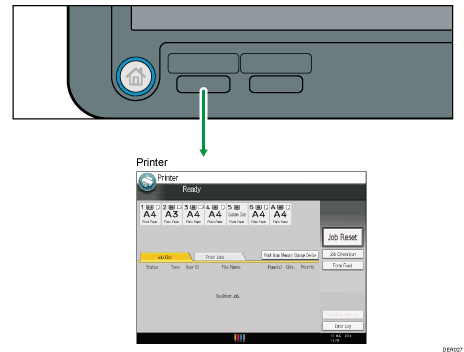 Illustration of changing modes
