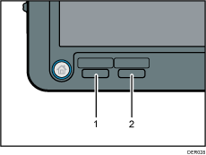 Function key illustration numbered callout illustration