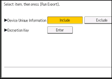 Operation panel screen illustration