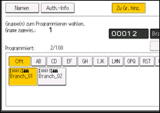 Abbildung Bedienfeld-Display