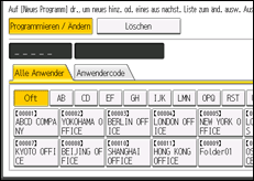 Abbildung Bedienfeld-Display