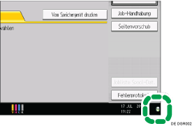 Abbildung Bedienfeld-Display