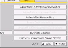 Abbildung Bedienfeld-Display