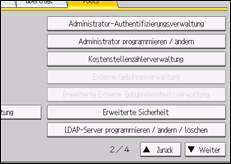 Abbildung Bedienfeld-Display