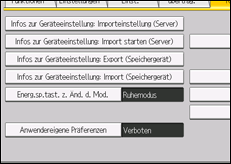 Abbildung Bedienfeld-Display