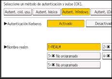Ilustración de la pantalla panel de mandos