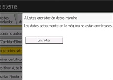Ilustración de la pantalla panel de mandos