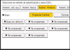 Ilustración de la pantalla panel de mandos