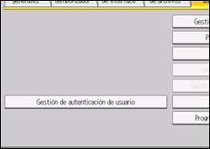 Ilustración de la pantalla panel de mandos