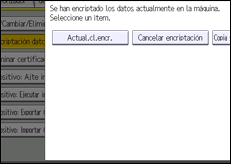 Ilustración de la pantalla panel de mandos