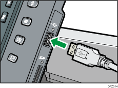 Illustrazione dello slot per supporti