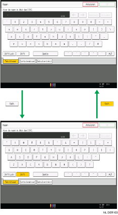 Afbeelding van de toetsen