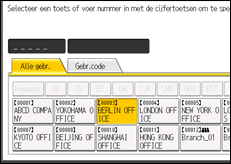 Schermafbeelding bedieningspaneel