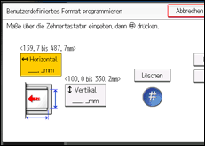 Abbildung Bedienfeld-Display