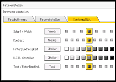 Abbildung Bedienfeld-Display