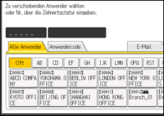 Abbildung Bedienfeld-Display