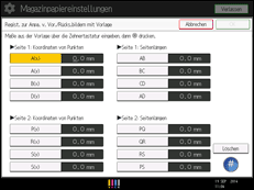 Abbildung Bedienfeld-Display