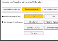 Abbildung Bedienfeld-Display