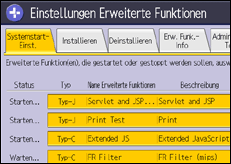 Abbildung Bedienfeld-Display