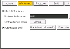 Ilustración de la pantalla panel de mandos