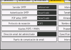 Ilustración de la pantalla panel de mandos