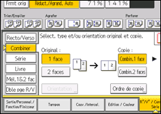Illustration de l'écran du panneau de commande