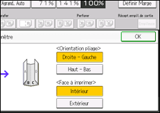 Illustration de l'écran du panneau de commande