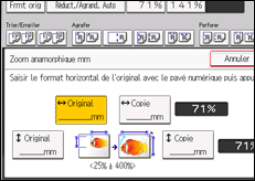 :Illustration de l'écran du panneau de commande