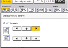 Illustration de l'écran du panneau de commande