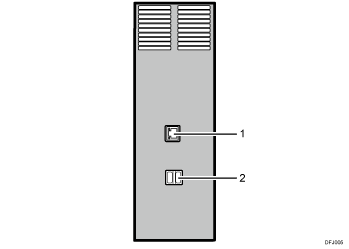 Illustration de la connexion aux interfaces avec numérotation