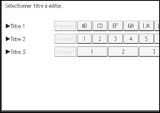Illustration de l'écran du panneau de commande