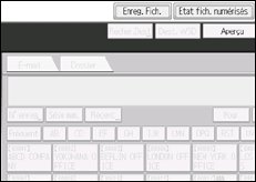 Illustration de l'écran du panneau de commande