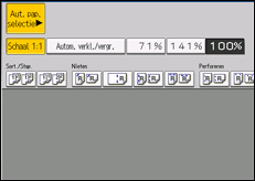 Schermafbeelding bedieningspaneel