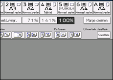Schermafbeelding bedieningspaneel