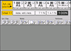 Schermafbeelding bedieningspaneel