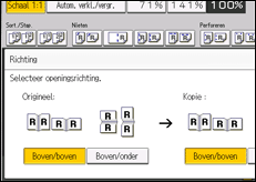 Schermafbeelding bedieningspaneel